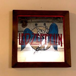Led Zeppelin Mirror Wall Decor